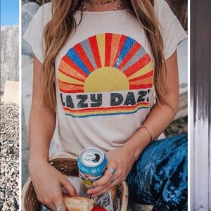 Life clothing co. Lazy daze tee NWT